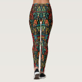 Verbazingwekkende Abstracte Pop Mode Leggings (Achterkant)