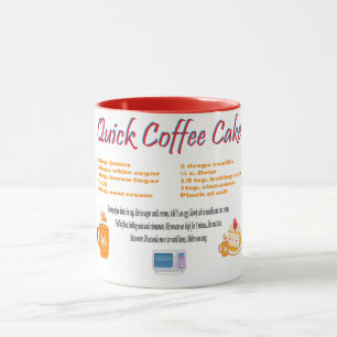 Verbazingwekkende Coffee Cake Funny Recept Mok