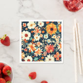 Verbazingwekkende delicate witte en weelderige rod servet (Insitu)