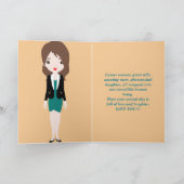 VERBAZINGWEKKENDE DOCHTER VERJAARDAG KAART (Binnen)