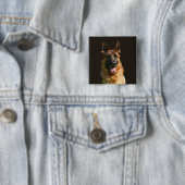 Verbazingwekkende Duitse Herder Pin Button (In situ)