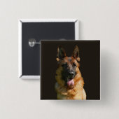 Verbazingwekkende Duitse Herder Pin Button (Voorkant /achterkant)