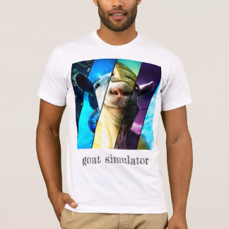 Verbazingwekkende geitensimulator t-shirt
