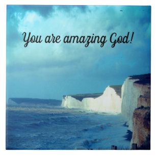 Verbazingwekkende God Tegeltje