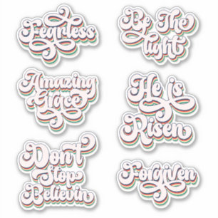 Verbazingwekkende Grace Christelijk Believer Vinyl Sticker