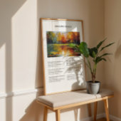 Verbazingwekkende Grace Minimal Hymn Wall Art Poster