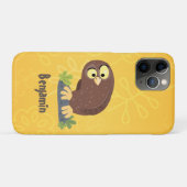 Verbazingwekkende, grappige, bruine cartoon afbeel Case-Mate iPhone case (Achterkant (horizontaal))
