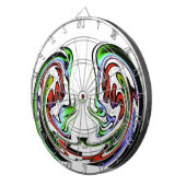 Verbazingwekkende Hakuna Matata Whirl Art Print Dartbord (Voorkant Rechts)