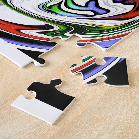 Verbazingwekkende Hakuna Matata Whirl Art Print Legpuzzel (Zijkant)