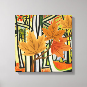 Verbazingwekkende herfst canvas afdruk