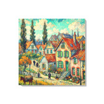 Verbazingwekkende huizen in Auvers - Vincent van G