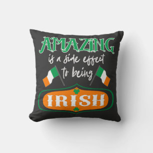 Verbazingwekkende Ierse vlag Shamrock Lucky Celtic Kussen