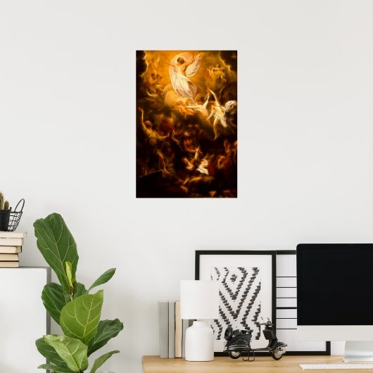 Verbazingwekkende Jezus-reurrectie Poster (Thuiskantoor)