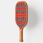Verbazingwekkende kleurrijke Zuid-Afrikaanse tradi Pickleball Paddle (Links)