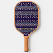 Verbazingwekkende kleurrijke Zuid-Afrikaanse tradi Pickleball Paddle (Achterkant)