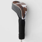Verbazingwekkende Koe Print Golfheadcover (Schuin)