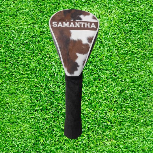 Verbazingwekkende Koe Print Golfheadcover