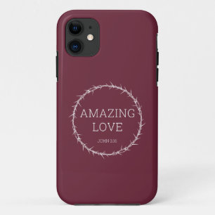 Verbazingwekkende Liefde – Jezus Christus Paaskroo iPhone 11 Hoesje