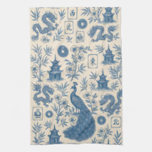 Verbazingwekkende Mahjong Toile Keukenhanddoek