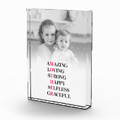 Verbazingwekkende moeder acroniem aangepaste foto (Rechts)