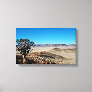 Verbazingwekkende Namibische Landschap Canvas Prin Afdruk
