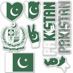 Verbazingwekkende Pakistaanse vormen van nationale Sticker