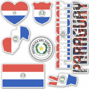 Verbazingwekkende Paraguayaanse nationale symbolen Sticker