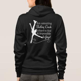 Verbazingwekkende schaatscoach jack - zwart wit hoodie