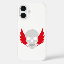 Verbazingwekkende schedel met vleugels