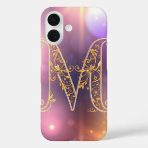 Verbazingwekkende Transparante Letter M iPhone 16 Hoesje