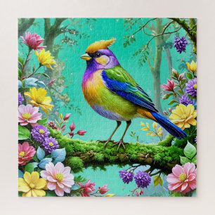 Verbazingwekkende tropische vogel Puzzel
