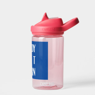 Verbazingwekkende typografie Terug naar school ins Waterfles