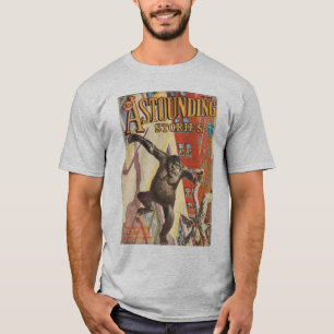 Verbazingwekkende verhalen 1930s Pulp Magazine Gor T-shirt