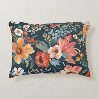 Verbazingwekkende Waterverf bloemen Accent Kussen