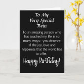 VERBAZINGWEKKENDE WENSEN VOOR EEN SPECIALE *TWIN* KAART (Gele Bloem)