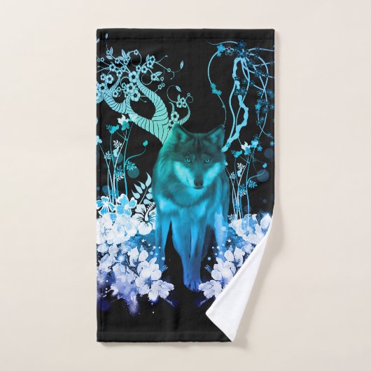Verbazingwekkende wolf bad handdoek (Handdoek)