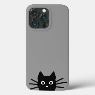 Verbazingwekkende zwarte kattenkat-kat-lade iPhone 13 pro hoesje