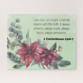 Verbe Biblique de Noël Jigsaw Puzzle (Horizontal)