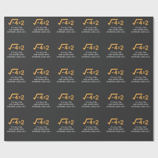 Verbeeld: Mathematicus Funny Wiskunde Nerd Cadeaupapier (Vlak)