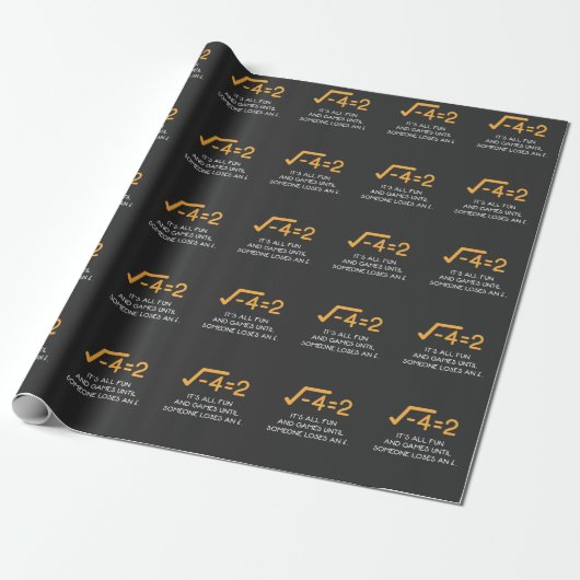 Verbeeld: Mathematicus Funny Wiskunde Nerd Cadeaupapier (Uitgerold)