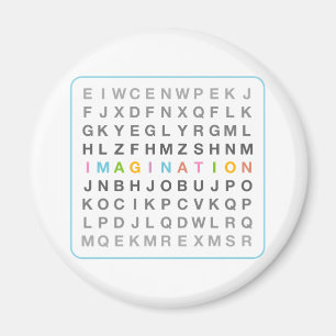 Verbeelding in Puzzle Magneet