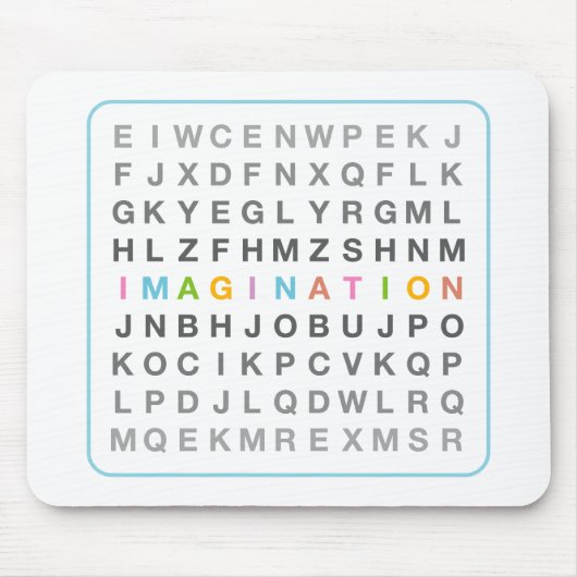 Verbeelding in Puzzle Muismat (Voorkant)