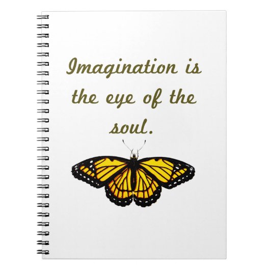 Verbeelding is het oog van de soep notitieboek (Voorkant)