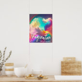 Verbeelding kan je overal mee naartoe nemen, waar poster (Keuken)