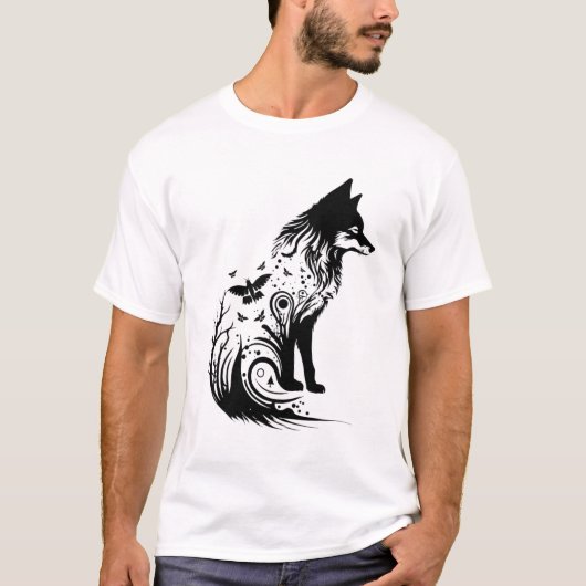 Verbeelding van de wolf t-shirt (Voorkant)