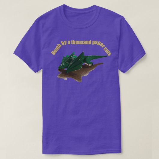 Verbeelding zit vol draken die soms papier zijn t-shirt (Design voorkant)
