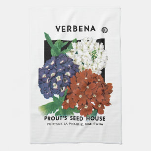 Verbena Seed Packet Label Theedoek