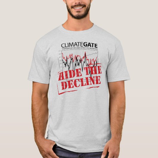 Verberg de Weigering - Climategate T-shirt (Voorkant)