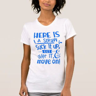 Verberg het op t-shirt