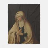 Verbesmeerde Mary (door Lucas van Leyden) Fleece Deken (Voorkant)